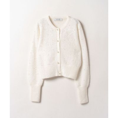 LOULOU WILLOUGHBY】パールスタッズカーディガン