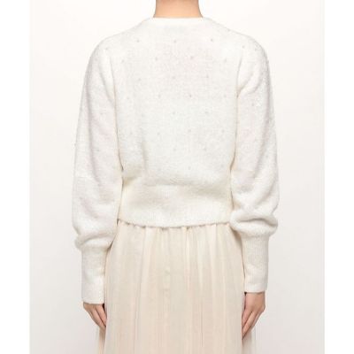 LOULOU WILLOUGHBY】パールスタッズカーディガン