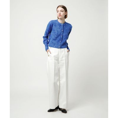 LOULOU WILLOUGHBY】パールスタッズカーディガン