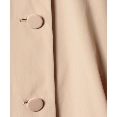 新品　LOULOU WILLOUGHBY フリルスリーブタフタスプリングコート セール】【LOULOU WILLOUGHBY】フリルスリーブタフタコート