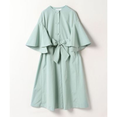 LOULOU WILLOUGHBY】フリルスリーブタフタコート