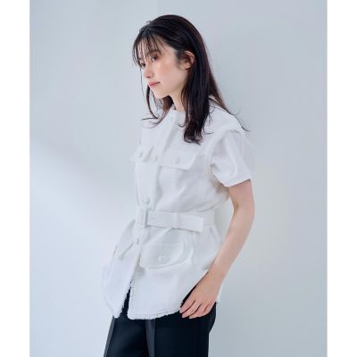 LOULOU WILLOUGHBY】カラミツイードジレ