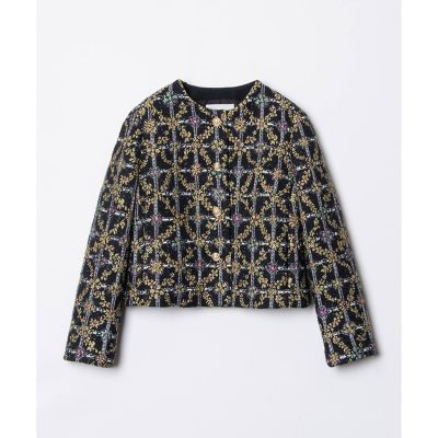 【ＬＯＵＬＯＵ　ＷＩＬＬＯＵＧＨＢＹ】ＭＡＬＨＩＡ　ＫＥＮＴラメジャガード　ジャケット