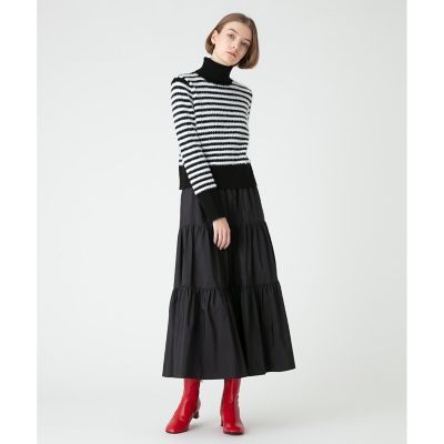LOULOU WILLOUGHBY】ティアードプリーツスカート