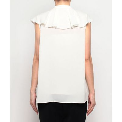 再入荷 【LOULOU WILLOUGHBY】ジョーゼットラッフルブラウス allureville - 再入荷 【LOULOU WILLOUGHBY】ジョーゼットラッフル