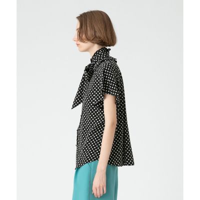【ＬＯＵＬＯＵ　ＷＩＬＬＯＵＧＨＢＹ】デシンドットフレアスリーブブラウス
