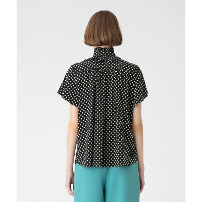 【ＬＯＵＬＯＵ　ＷＩＬＬＯＵＧＨＢＹ】デシンドットフレアスリーブブラウス