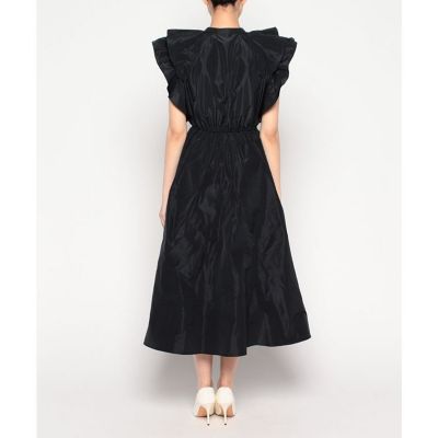 元値¥49,500メモリータフタフリルワンピース LOULOU WILLOUGHBY】メモリータフタフリルワンピース