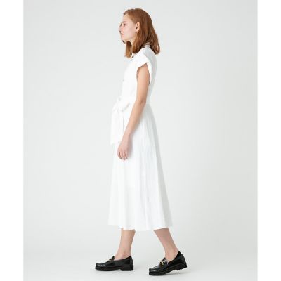 LOULOU WILLOUGHBY】リップルシャツワンピース 