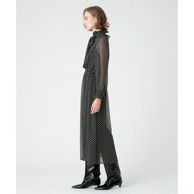 極美品♡ アルアバイル ワンストロークモノトーンボウタイワンピース サイズ2 白 極美品♡ アルアバイル ワンストロークモノトーンボウタイ