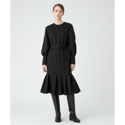LOULOU WILLOUGHBY】ジョーゼットタックワンピース 