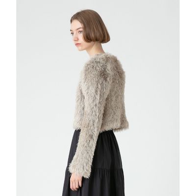 LOULOU WILLOUGHBY】ワイルドシャギーボレロ