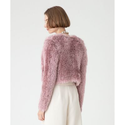 【LOULOU WILLOUGHBY】ロングカーディガン　シャギー LOULOU WILLOUGHBY カーディガン 「LOULOU WILLOUGHBY」ワイルド