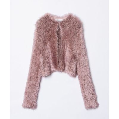 【LOULOU WILLOUGHBY】ロングカーディガン　シャギー LOULOU WILLOUGHBY カーディガン 「LOULOU WILLOUGHBY」ワイルド