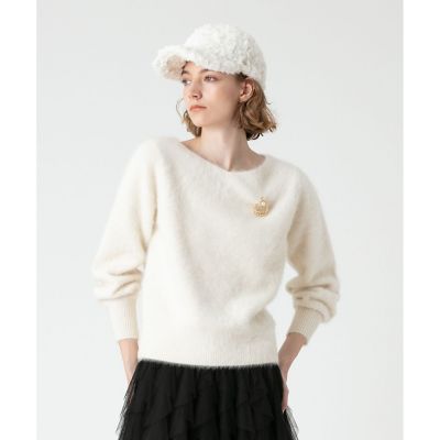 ＜allureville (Women)＞【ＬＯＵＬＯＵ　ＷＩＬＬＯＵＧＨＢＹ】ＷＯＯＬカシミヤ２ＷＡＹ　プルオーバー