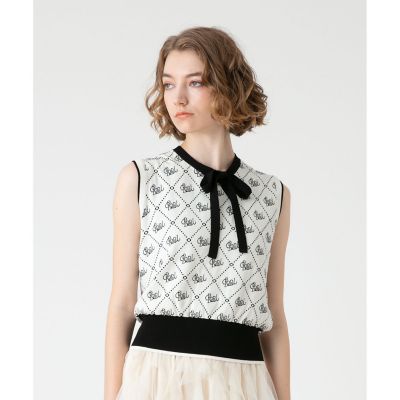 ＜allureville (Women)＞【ＬＯＵＬＯＵ　ＷＩＬＬＯＵＧＨＢＹ】モノグラムプルオーバー