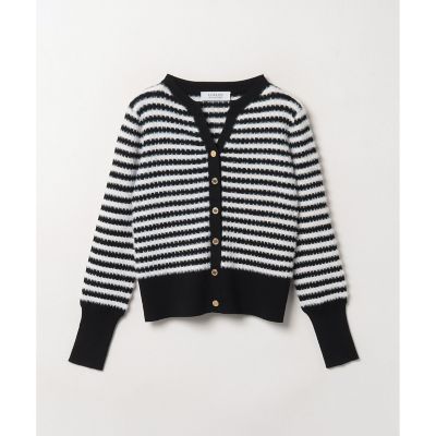 LOULOU WILLOUGHBY】フェザーリブボーダー