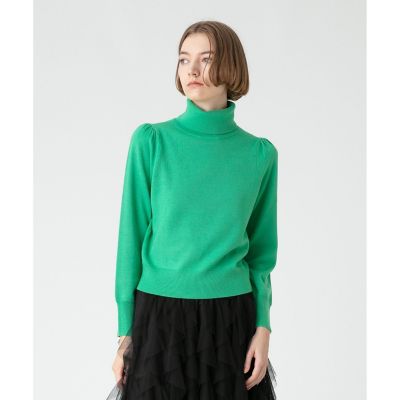 ニット セーター 「LOULOU WILLOUGHBY」コンパクトタートル長袖プルオーバー レディース LOULOU WILLOUGHBY】コンパクトタートル長袖