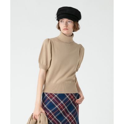 ＜allureville (Women)＞【ＬＯＵＬＯＵ　ＷＩＬＬＯＵＧＨＢＹ】コンパクトタートルハーフスリーブプルオーバー