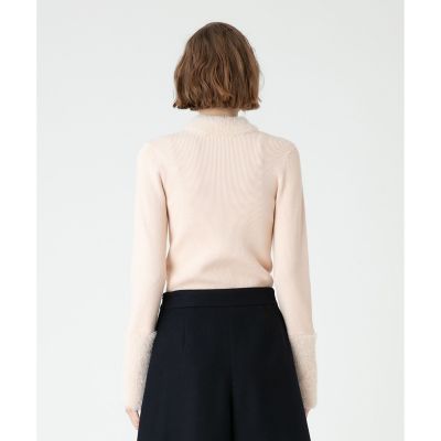 【ＬＯＵＬＯＵ　ＷＩＬＬＯＵＧＨＢＹ】ファーアクセントプルオーバー