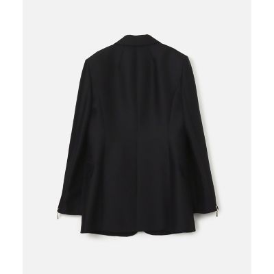 アルアバイル　ルルウィルビー シルクウールロングスリットジャケット LOULOU WILLOUGHBY】シルクウールロングスリットジャケット