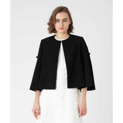 LOULOU WILLOUGHBY】ダブルクロスリボンジャケット