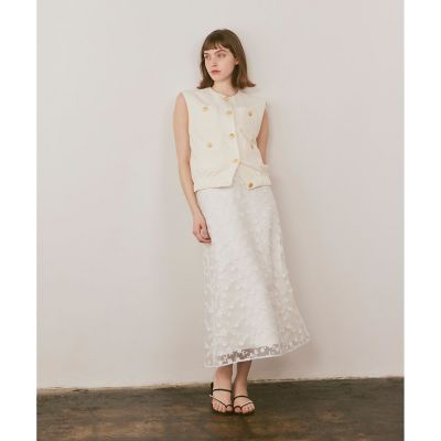 LOULOU WILLOUGHBY】ブライトリングツイードジレ