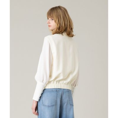 LOULOU WILLOUGHBY】ブライトリングツイードジレ