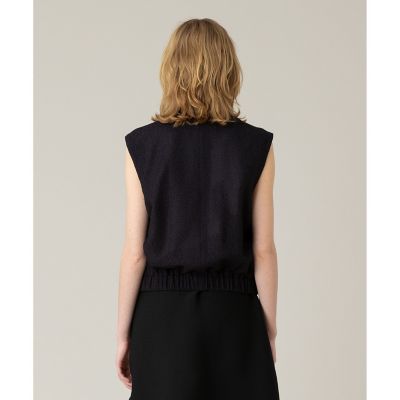 LOULOU WILLOUGHBY】ブライトリングツイードジレ