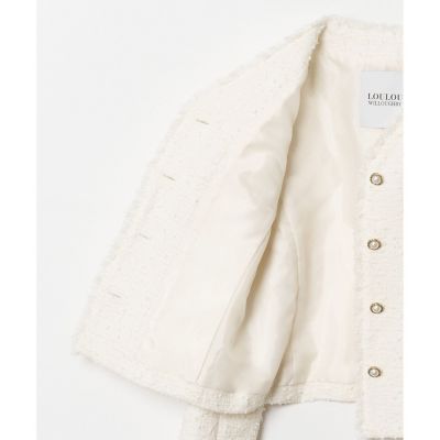 LOULOU WILLOUGHBY】パピヨンツイードジャケット