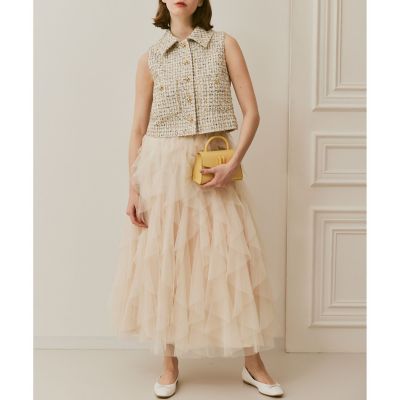 【ＬＯＵＬＯＵ　ＷＩＬＬＯＵＧＨＢＹ】ＬＩＮＴＯＮツイードミニベスト
