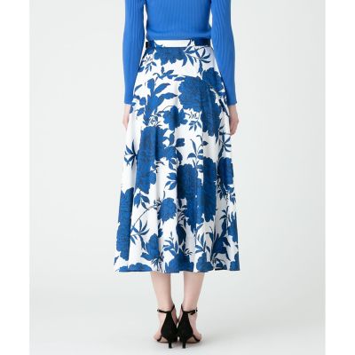 美品✨完売　ルルウィルビー　RATTIフラワープリント フレアスカート 雑誌掲載 LOULOU WILLOUGHBY】RATTIフラワープリント