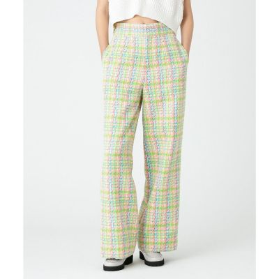 【ＬＯＵＬＯＵ　ＷＩＬＬＯＵＧＨＢＹ】ＮＥＯＮツイードワイドパンツ