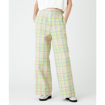 【ＬＯＵＬＯＵ　ＷＩＬＬＯＵＧＨＢＹ】ＮＥＯＮツイードワイドパンツ