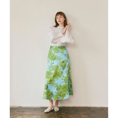 【ＬＯＵＬＯＵ　ＷＩＬＬＯＵＧＨＢＹ】ビジュースタンドフリルシャツ