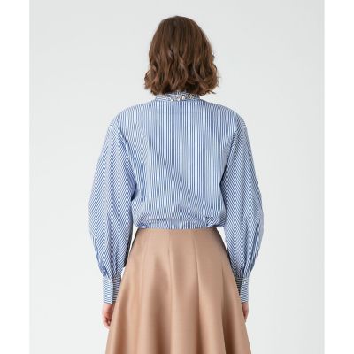【ＬＯＵＬＯＵ　ＷＩＬＬＯＵＧＨＢＹ】ビジュースタンドフリルシャツ