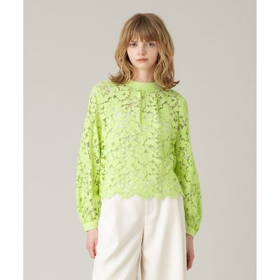 LOULOU WILLOUGHBY】レースリボン2WAYブラウス