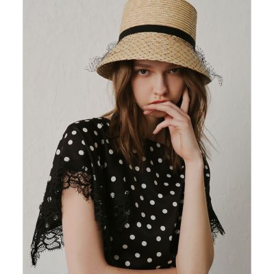 LOULOU WILLOUGHBY】サテンドットレース
