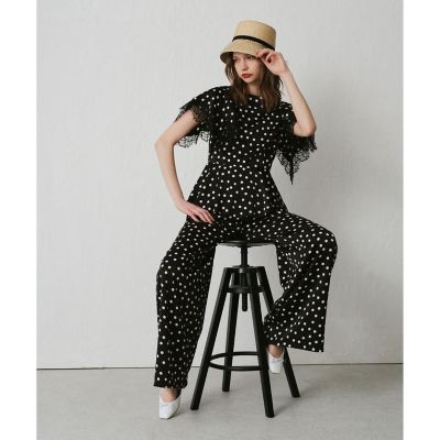 LOULOU WILLOUGHBY】サテンドットレース