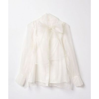 【ＬＯＵＬＯＵ　ＷＩＬＬＯＵＧＨＢＹ】シルキーリボンブラウス