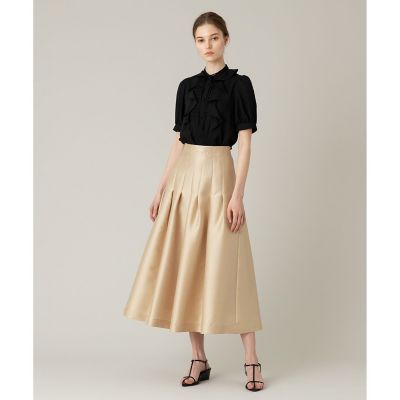 【ＬＯＵＬＯＵ　ＷＩＬＬＯＵＧＨＢＹ】フロントタックラッフル半袖ブラウス