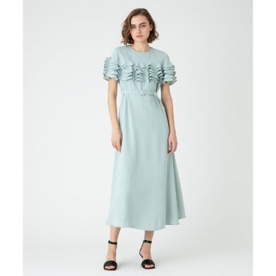 【ＬＯＵＬＯＵ　ＷＩＬＬＯＵＧＨＢＹ】ラッフルコサージュワンピース