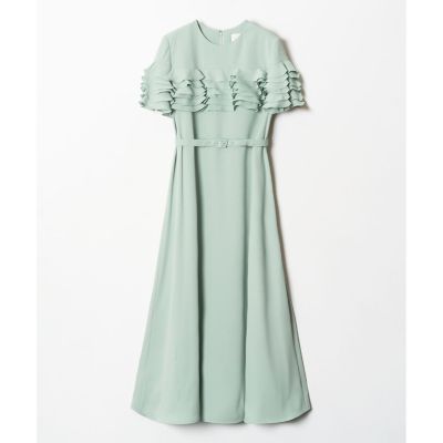 【ＬＯＵＬＯＵ　ＷＩＬＬＯＵＧＨＢＹ】ラッフルコサージュワンピース