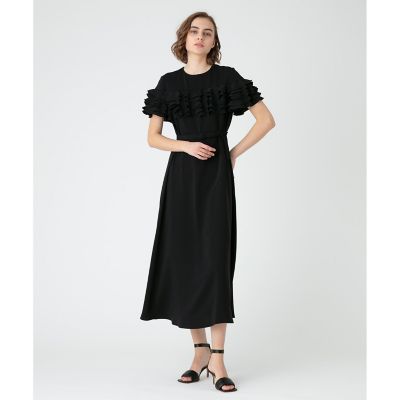 【ＬＯＵＬＯＵ　ＷＩＬＬＯＵＧＨＢＹ】ラッフルコサージュワンピース