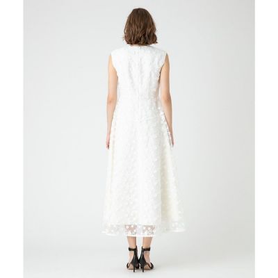 LOULOU WILLOUGHBY】オーガン刺繍ワンピース