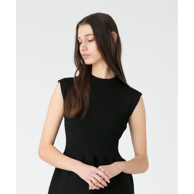 LOULOU WILLOUGHBY】ニットフレアーワンピース