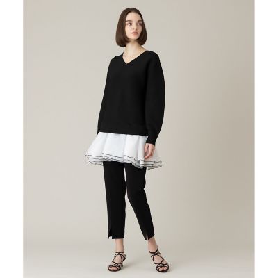 未使用品【LOULOU WILLOUGHBY】フリリードッキングチュニック　Ｍ trim_ofalv_itemceb47deedd0b11e