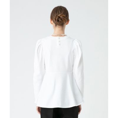 LOULOU WILLOUGHBY】ペプラムプルオーバー