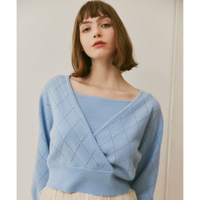 LOULOU WILLOUGHBY】ヨーク切替プルオーバー