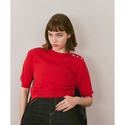 LOULOU WILLOUGHBY】ショルダービジュープルオーバー